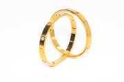 Gold Bangle Bracelet Set
