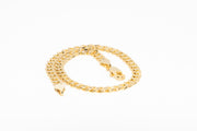 4mm Cuban Chain and Bracelet Set