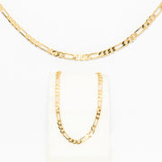 Figaro Chain and Bracelet Set