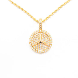 Chain with Mercedes Pendant
