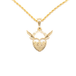 Chain with Dove Heart Pendant