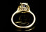 10k solid gold 3ct moissanite ring