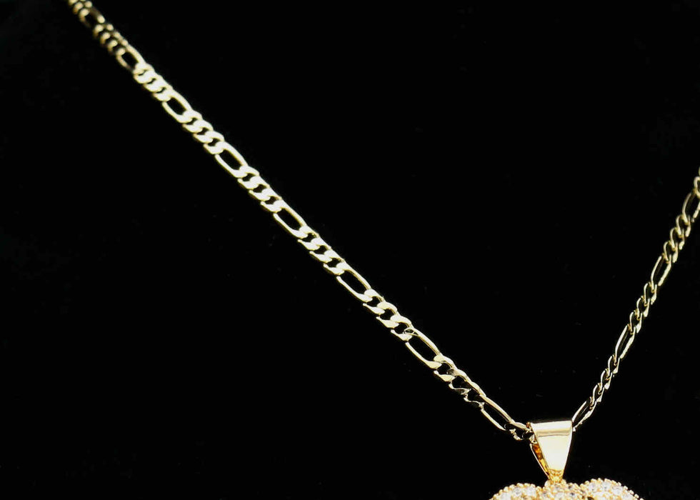 Figaro chain with diamond elephant charm