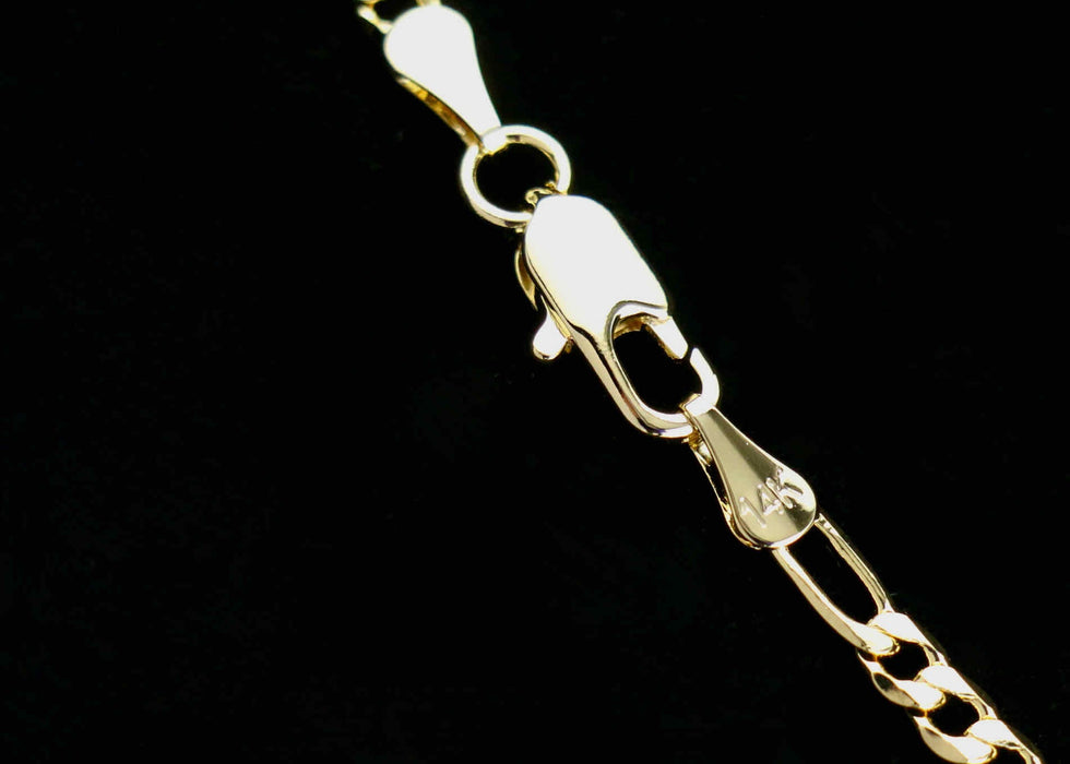 Figaro chain with diamond elephant charm
