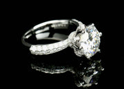 3ct Moissanite Vintage Ring