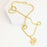 Rope chain with diamond 100 emoji charm