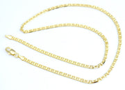 Mariner chain with round diamond charm