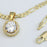 Figaro chain with round diamond charm