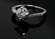 1.0Ct Nouveau Moissanite Ring Moissanite Engagment Rings