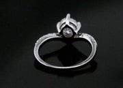 1.0Ct Nouveau Moissanite Ring Moissanite Engagment Rings