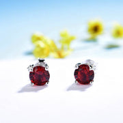 Gemstone Stud Earrings