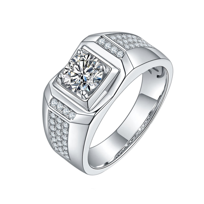 1.0Ct Men's Super bowl Style Ring