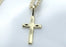 14k  gold plated Chain Cross Necklaces Clearance Unisex Gift for Women & Men by Aria Jeweler