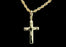 14k  gold plated Rope Chain Cross Necklaces Valentine Day Gift for Women & Men by Aria Jeweler