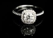 1.5 Carat Engagement Rings for Women, Real Moissanite Diamond Silver Ring, Anniversary Wedding Rings Jewelry Gift for Women by Aria Jeweler