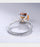 Silver Ring with 2.60ct Round Natural Citrine