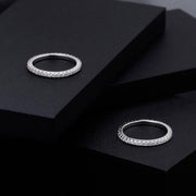 Moissanite Wedding Band