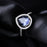 Natural Blue Mystic Quartz Gemstone on sterling silver ring