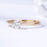 Rose  gold plated 1.0ct Moissanite Ring