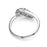 Silver Ring with Natural Garnet Gemstone