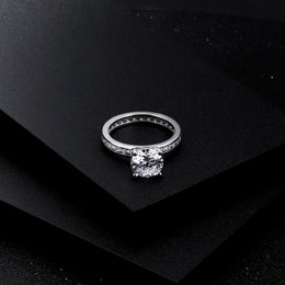 Moissanite Engagement Ring