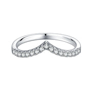 Moissanite Wedding Band