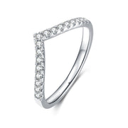 Moissanite Wedding Band