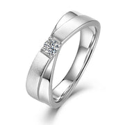 Couples Moissanite Wedding Bands