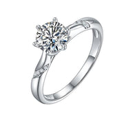 Moissanite Ring 0.5c/1.0c