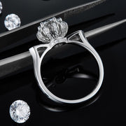 Moissanite Flower Ring 1.0c