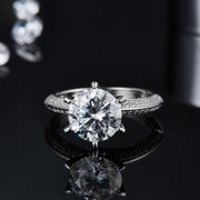 Moissanite Ring 1.0c/2.0c/3.0c