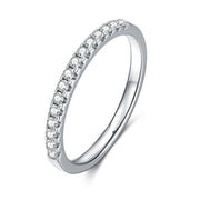 Moissanite Wedding Band