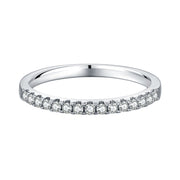 Moissanite Wedding Band
