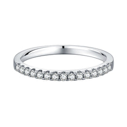 Moissanite Wedding Band
