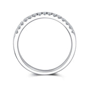 Moissanite Wedding Band