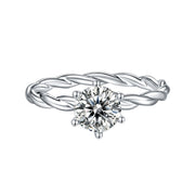Vintage Moissanite Ring 0.5c/1.0c