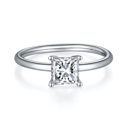 Moissanite Ring 1.0c