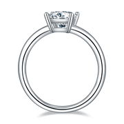 Moissanite Ring 1.0c