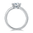 Moissanite Ring 1.0c