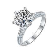 Moissanite Ring 1.0c/2.0c/3.0c