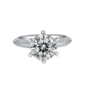 Moissanite Ring 1.0c/2.0c/3.0c