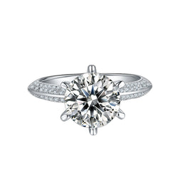 Moissanite Ring 1.0c/2.0c/3.0c