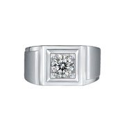 Mens Moissanite 1.0c