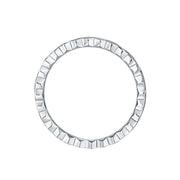 Womens Moissanite Wedding Band