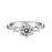 Moissanite Ring 1.0c