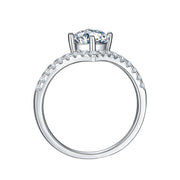 Moissanite Nouveau  Ring 1.0c