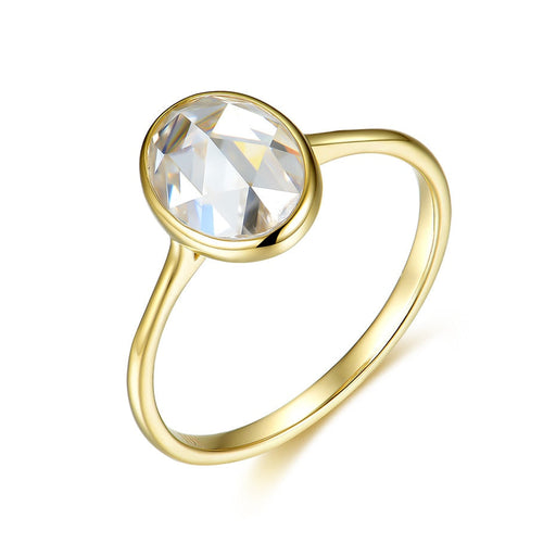 14K/18K  gold plated Moissanite Ring