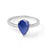 Silver Ring with 2.5ct Sapphire