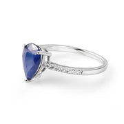 Silver Ring with 2.5ct Sapphire