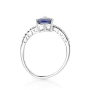 Silver Ring with 2.5ct Sapphire